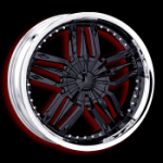 chrome rims, custom rims Gitana [BLACK]